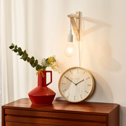 Lucide FIX - Lámpara de pared - 1xE27 - Blanco - ambiente 1